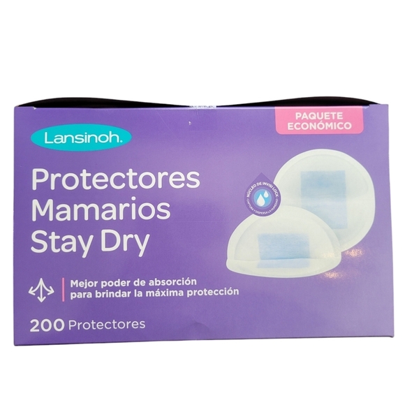 NIB Sealed Lansinoh Stay Dry Nursing Pads Value Pack of 200 Baby Shower Gift - Picture 2 of 9